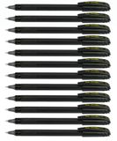 Pentel EnerGel FLASH! BL417-A Liquid gelstift, 0,7 mm, middelste lijn, metalen punt, zwarte inkt, 12 stuks