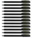 Pentel EnerGel FLASH! BL417-A Liquid gelstift, 0,7 mm, middelste lijn, metalen punt, zwarte inkt, 12 stuks
