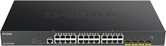 D-Link DGS-1250-28XMP/E - Switch - 28-poorts - Smart Managed - Gigabit - PoE+