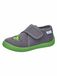 LICO Huisschoenen 'Cookie Boy' donkergrijs / groen