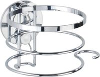 Wenko Föhnhouder Turbo-loc-systeem 12,5 Cm Rvs Zilver