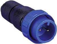 Bulgin PX0410/02P/5560 Connecteur rond, mâle, droit Nombre total de pôles : 2 Série (connecteurs ronds) : PX04 1 pièce(s)