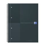Oxford International schrijfblok & schrift A4+ 80 vel Zwart