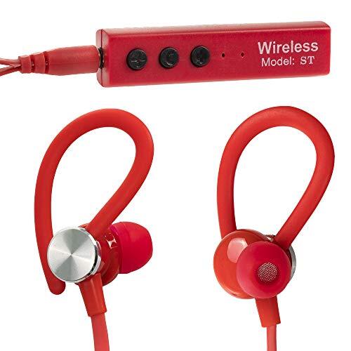 Dam ST-002 Bluetooth sport-hoofdtelefoon, rood
