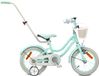 Sun Baby Heart Bike Vélo pour une fille de 3 à 5 ans, 14 pouces Silver Moon Mint