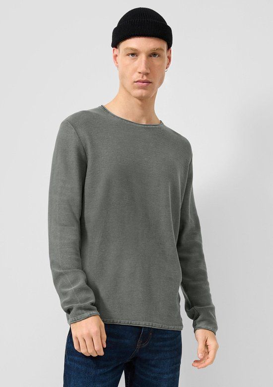 QS s.Oliver QS Strickpullover steengrijs L