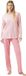 Mey Pyjama Serie Simple Stripes Lange Mouw Gestreept Bridal Rose 100% Katoen Vrouwen 3XL