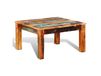 Maison Exclusive table basse carrée bois recyclé