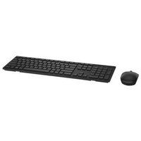 Dell Wireless Keyboard and Mouse KM636 - Toetsenbord en muis set - draadloos - 2.4 GHz - QWERTY - VK - zwart
