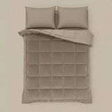 W velvet dekbed zonder overtrek - taupe