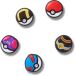 Crocs Poke Ball Serie Jibbitz - Accessoire pour chaussures - 5 pièces - Noir