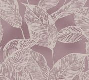 A.S. Création GROTE BLADEREN BEHANG | Floraal - Lila - Natural Living D`eco