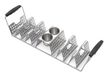 Weber 3400845 RVS Taco Rek met Siliconen Handgrepen