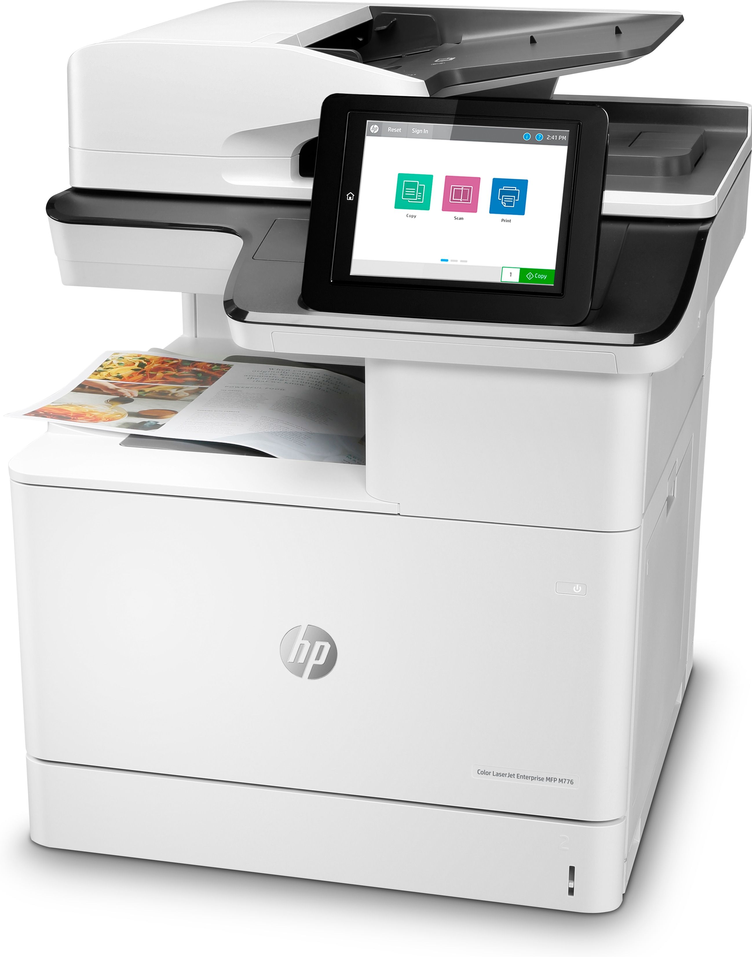 HP Color LaserJet Enterprise MFP M776dn - Multifunctionele Printer - Kleur - Laser - A3 - 46 ppm - Duplex - USB/LAN