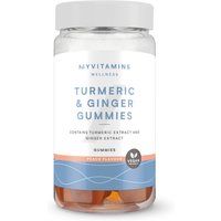 Myvitamins Kurkuma- en gembergummies - 60GUMMIES, 30servings - Perzik