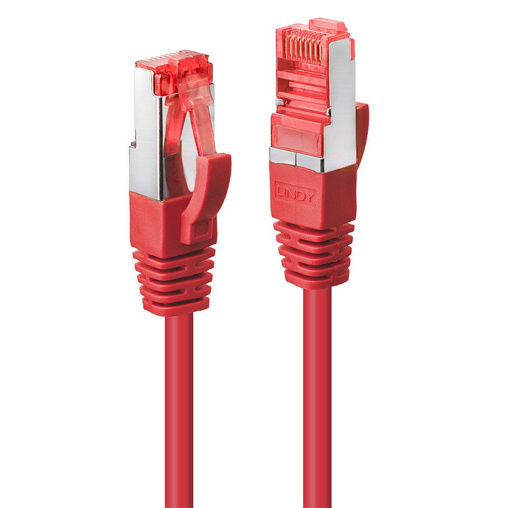LINDY RJ-45 Cat.6 S/FTP Netwerkkabel - 7.5m - Rood