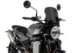 Puig 22189F Nieuwe Generatie Sport Windscherm met aerodynamisch ontwerp; verbeterde functionaliteit en sportieve stijl voor motorfiets, Dark Smoke