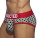 Addicted Slip GEOMETRIC Noir-Rouge