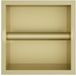 Hotbath &More Inbouwnis en Borstelgarnituur - 16 x 16 x 126 cm - Geborsteld Messing PVD