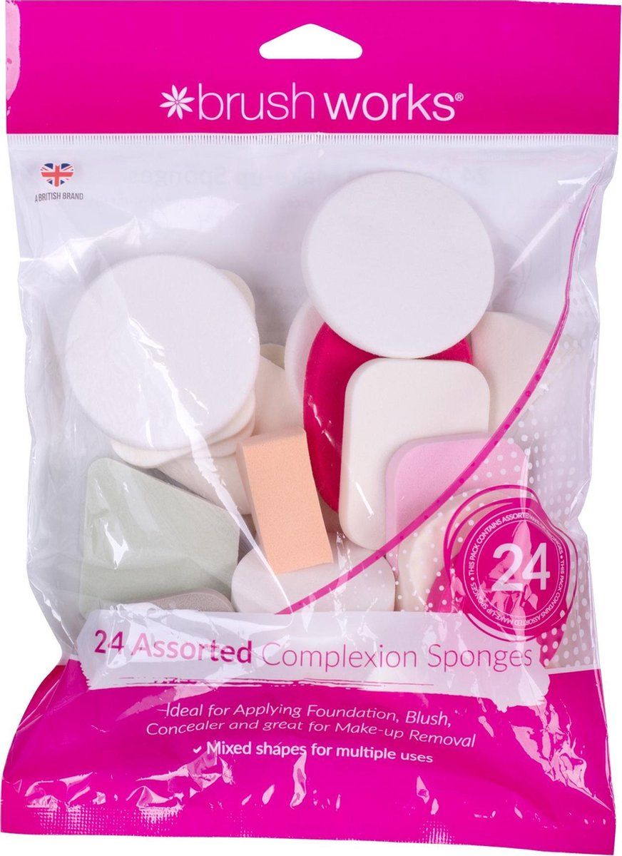 Brushworks Assorted Makeup Sponges - 5060455141142