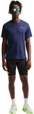 Nike Miler Dri-fit Heren Hardloop T-shirt Blauw-multicolour Maat XL
