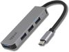 iggual IGG319239 interface hub USB 3.2 Gen 1 (3.1 Gen 1) Type-C 5000 Mbit/s Zilver
