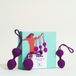 LES AILES POURPRES Set van 3 kegelballen Delta Love&Care Paars