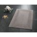 GÖZZE Tapis de bain, 50 x 70 cm (Argent)