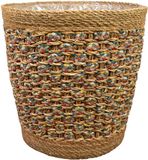 Ter Steege Plantenmand voor Binnen Zeegras Beige-Multicolour D 34 cm H 34 cm