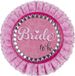 Amscan Button Bride To Be Dames 11 Cm Roze