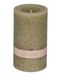 Excellent Houseware Bougie pilier verte 235 g