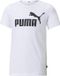 Puma ESS Logo Tee B T-shirt Enfant Blanc Coton Taille 140