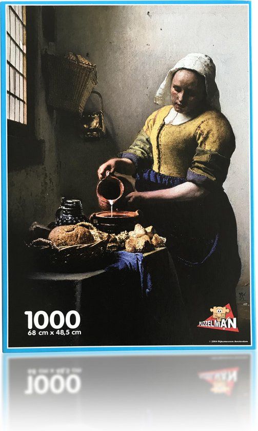 Legpuzzel Het Melkmeisje - Johannes Vermeer (1000 stukjes)