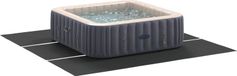 Bâche de piscine 396 x 396 x 0,1 cm Carré Tissu non-tissé