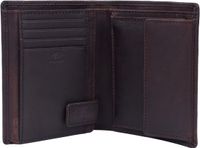 Strellson Portemonnee Brick Lane Jorge BillFold LV8 Dark Brown Donkerbruin