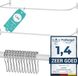 LAAKFELD Set de tringle de rideau de douche en forme de L et U 4 en 1 | Blanc