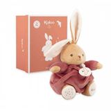 Kaloo Patapoouf Peluche musicale Lapin Bordeaux