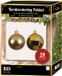 Bellatio Decorations Shoppartners Bv 24 Stuks mix glazen Kerstballen pakket goud 6 en 8 cm