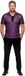 Wilbers Polo Velvet met Glitter Paars Premium - Maat M
