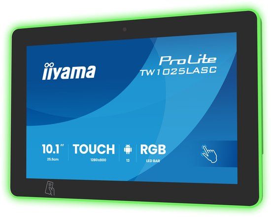 Iiyama ProLite TW1025LASC-B3PNR - 10.1 inch - IPS - Touchscreen - Android 13