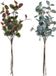 DKD Home Decor Boeketten Stof Groen Plastic Ijzer Eucalyptus (26 x 26 x 76 cm) (2 Stuks)