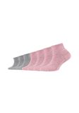 camano Sokken grijs gemêleerd / roze gemêleerd