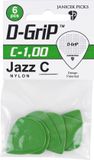 D-Grip Janicek D-Grip Jazz C Plectrum - 1.00 mm - 6-pack