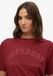 Superdry Athletic Essentials T-shirt ample Femme Bordeaux Red