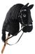 Stokpaard A3 Black Star – Complete set met hoofdstel