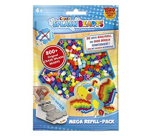 Craze SPLASH BEADYS Refill-Pack reservekralen kleurenmix kleurrijk gemengd navulverpakking strijkkralen zonder strijken 15247