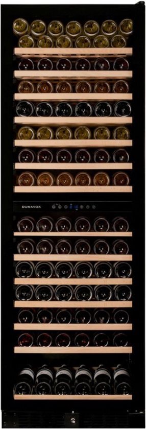 Dunavox Grande-166 Wijnkoelkast - DX-166.428DBK - 2 Zones