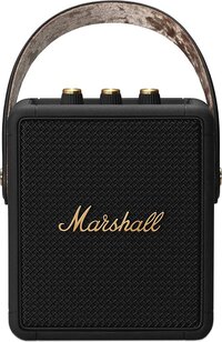Marshall Stockwell II draagbare luidspreker - zwart en messing (exclusief bij Amazon) zwart