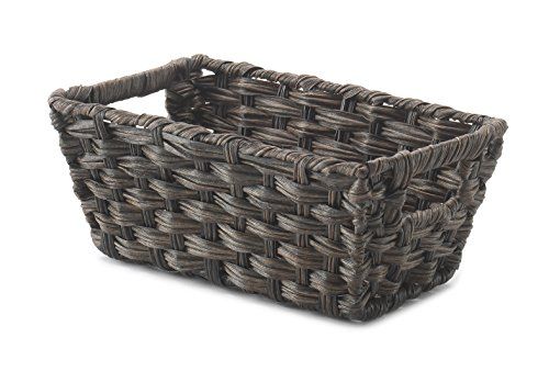 Whitmor Split Rattique Small Shelf Tote - Driftwood