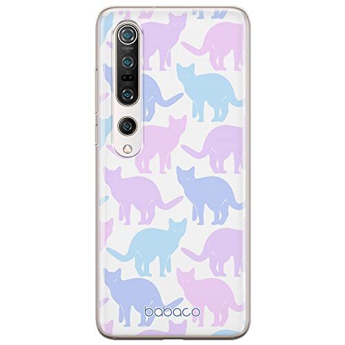 BABACO ERT GROUP mobiel telefoonhoesje voor Xiaomi MI 10 / MI 10 PRO origineel en officieel erkend Babaco patroon Cats 011 optimaal aangepast aan de vorm van de mobiele telefoon, hoesje is gemaakt van TPU